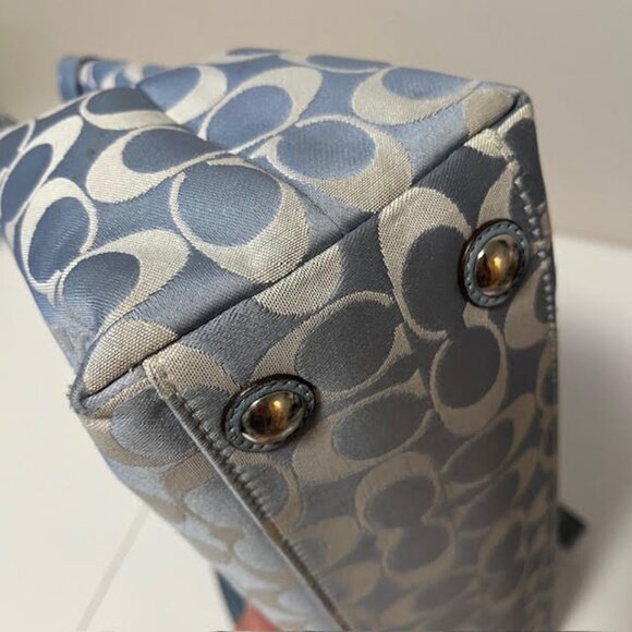 Coach Penelope Signature Bag with Patent Leather Trim - Picture 14 of 16